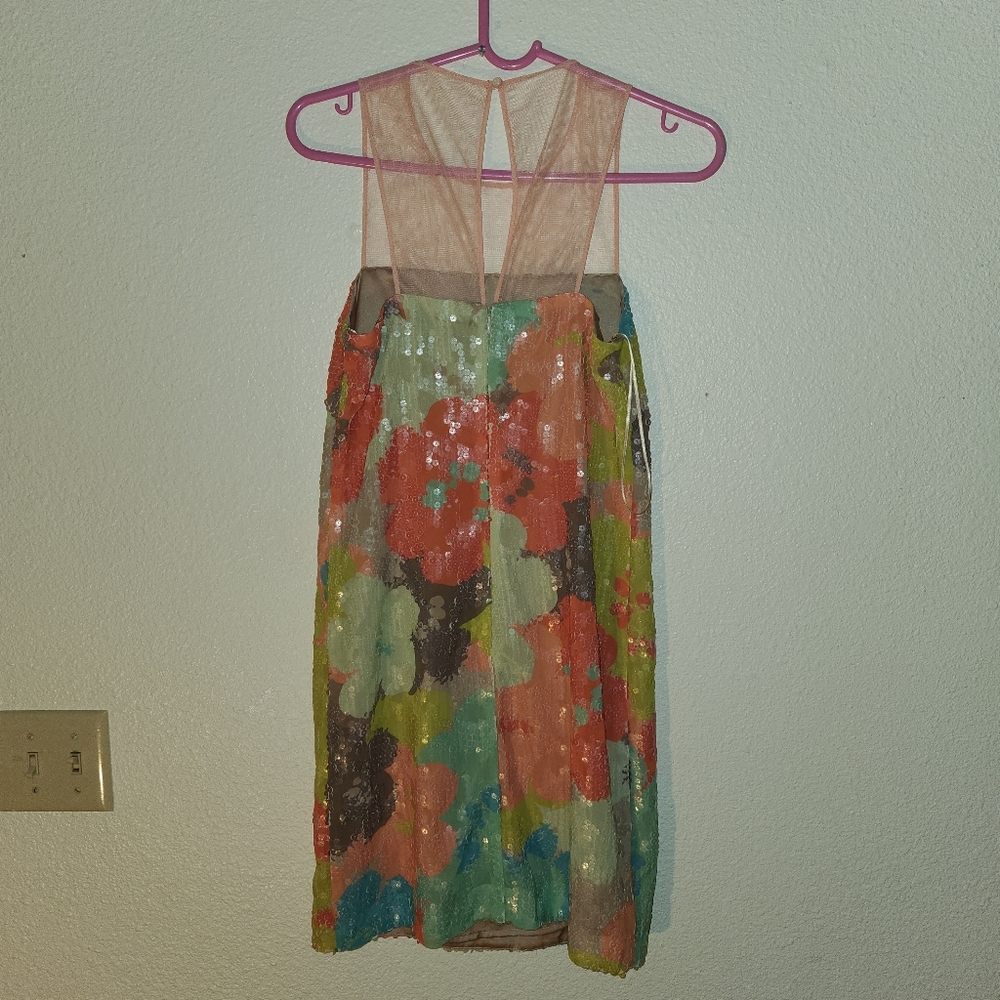 Trina Turk Sequin Multicolored dress - Picture 2 of 6